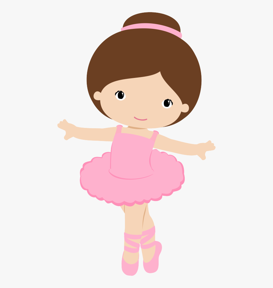 Transparent Ballerina Shoes Clipart - Cartoon Ballerina Png, Transparent Clipart