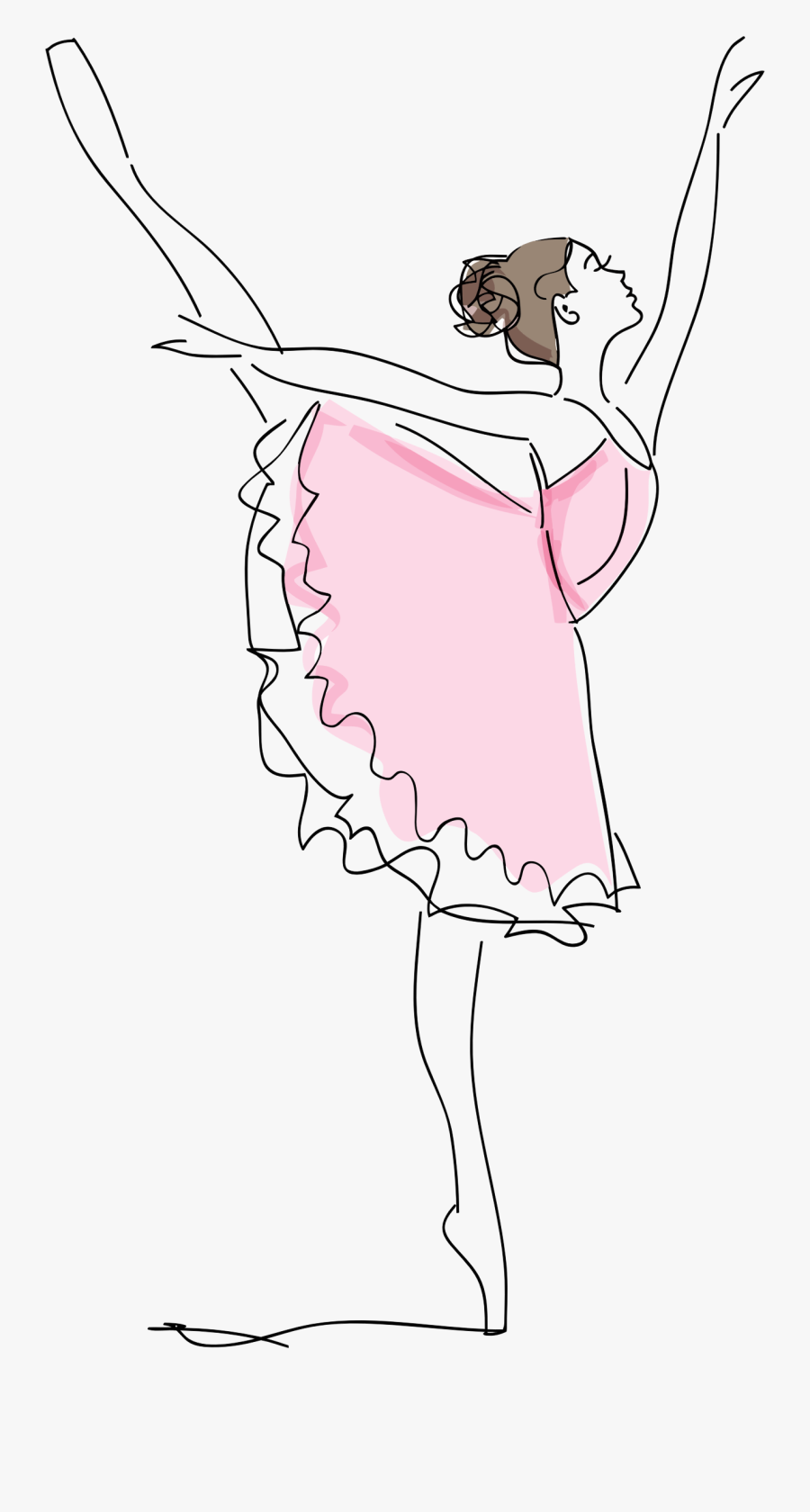 Clipart Dance Ballerina, Transparent Clipart