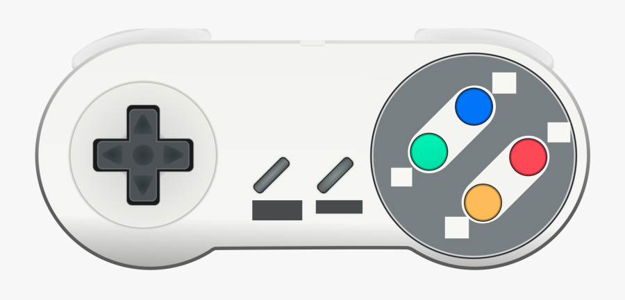 Gaming Clipart Retro Controller, Transparent Clipart