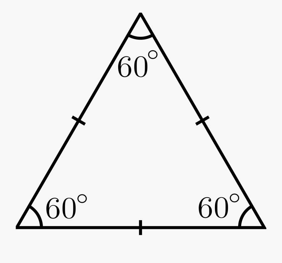 What Does An Equilateral Triangle Look Like, Transparent Clipart