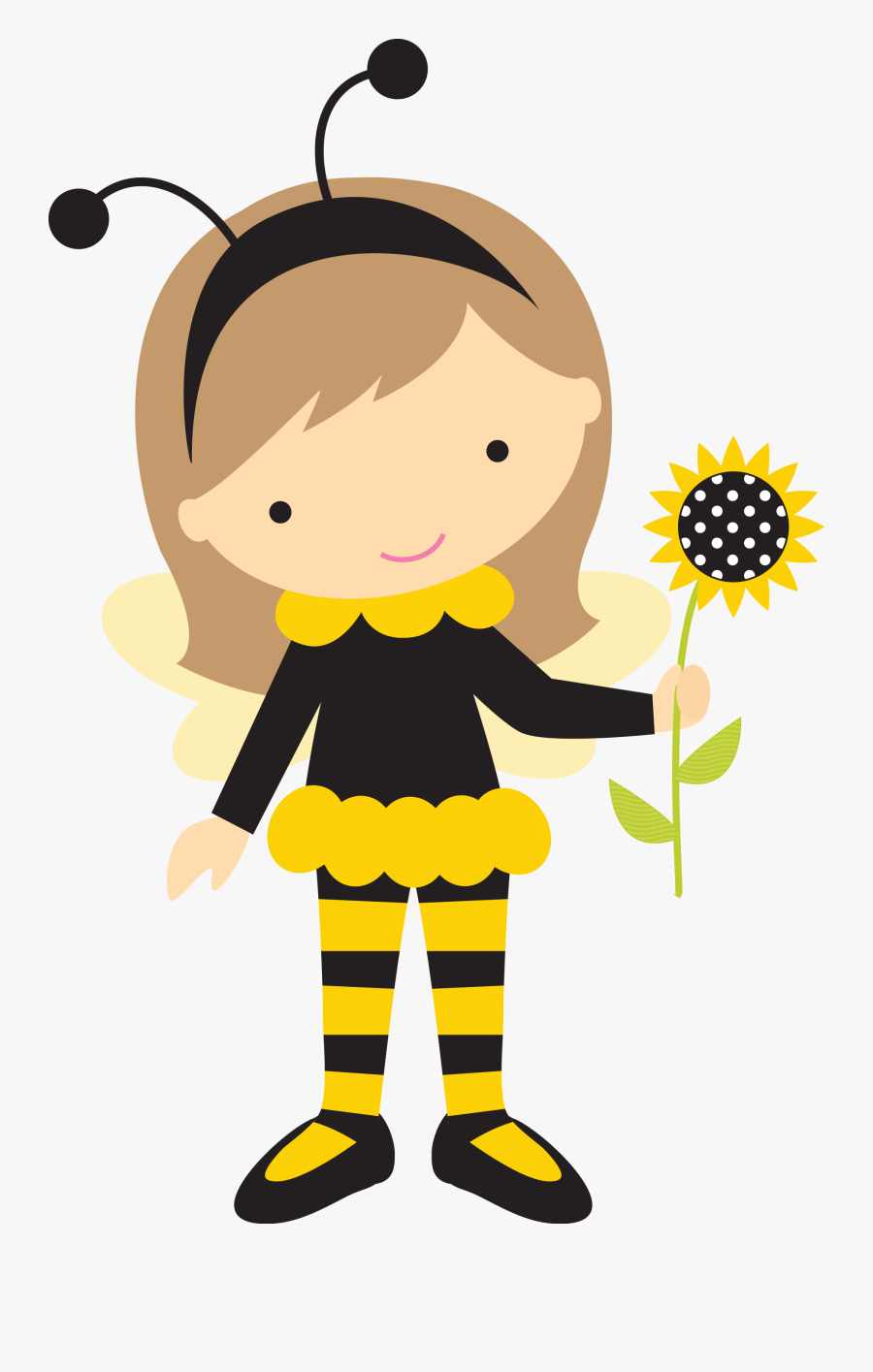 Paper Dolls, Buzz Bee, Bee Clipart, Girl, Transparent Clipart