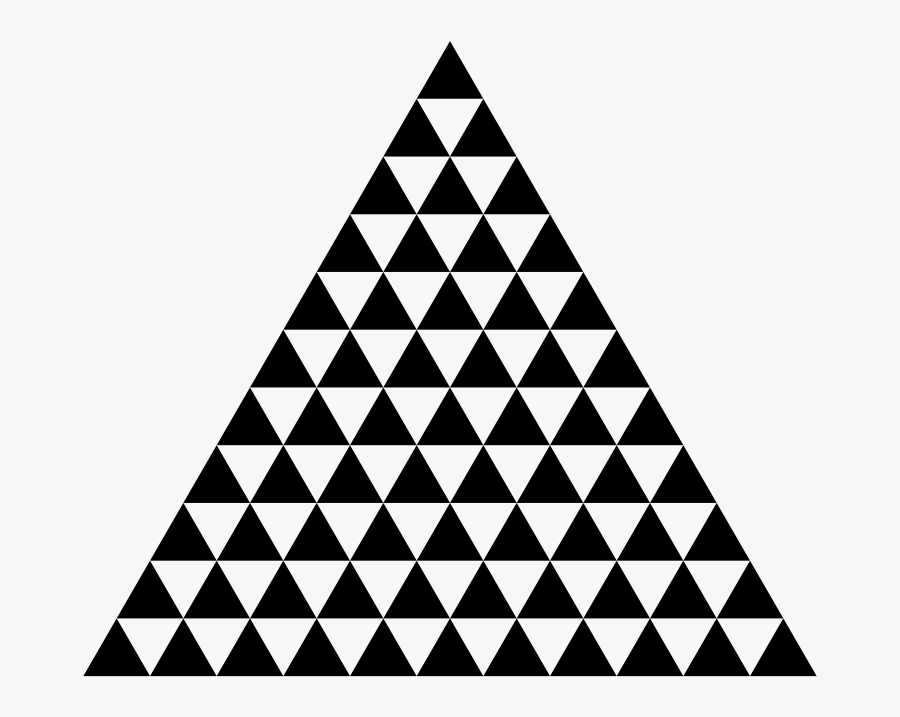 Triangle Of Triangles, Transparent Clipart