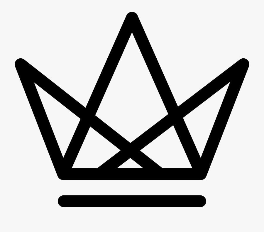 Royal Crown Of Triangles Grid Design Comments, Transparent Clipart