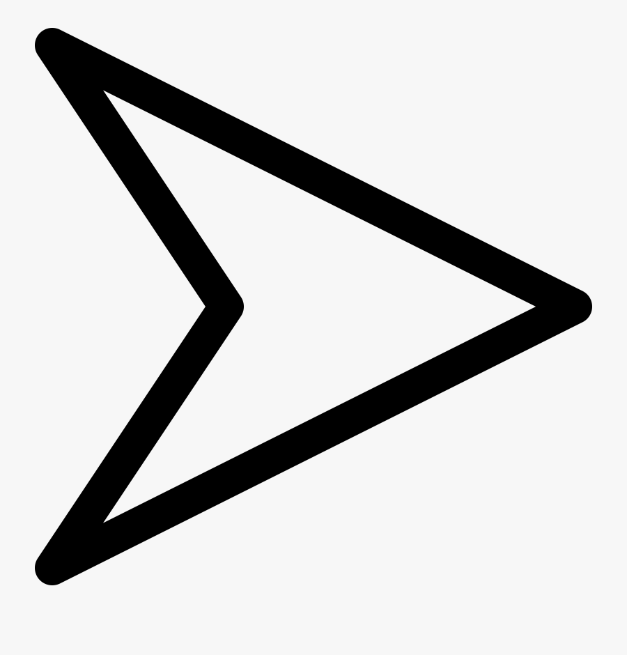 Triangle Arrow Png, Transparent Clipart