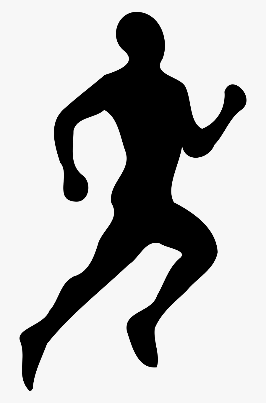 Cross Country Real Athletes Run Miles Not By Stickysidedownvinyl, Transparent Clipart