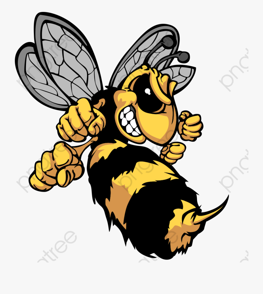 Bumblebee Clipart Vector, Transparent Clipart
