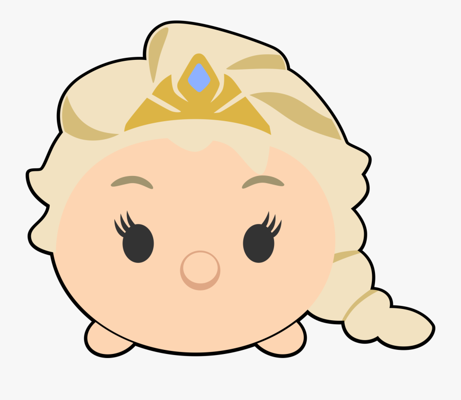 Disney Tsum Tsum Clipart Elsa Frozen Clipart Image, Transparent Clipart