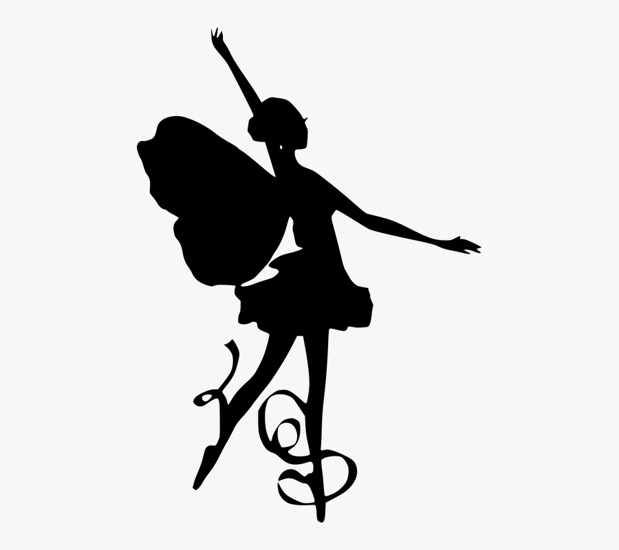 Free Photo Dancing Jumping Butterfly Ballet Wings Silhouette, Transparent Clipart