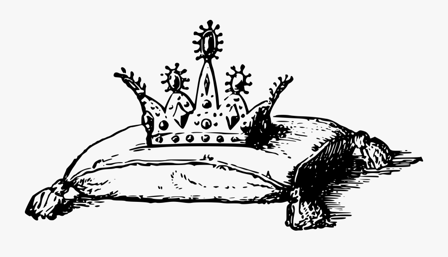 Transparent Tiara Clip Art Black And White, Transparent Clipart