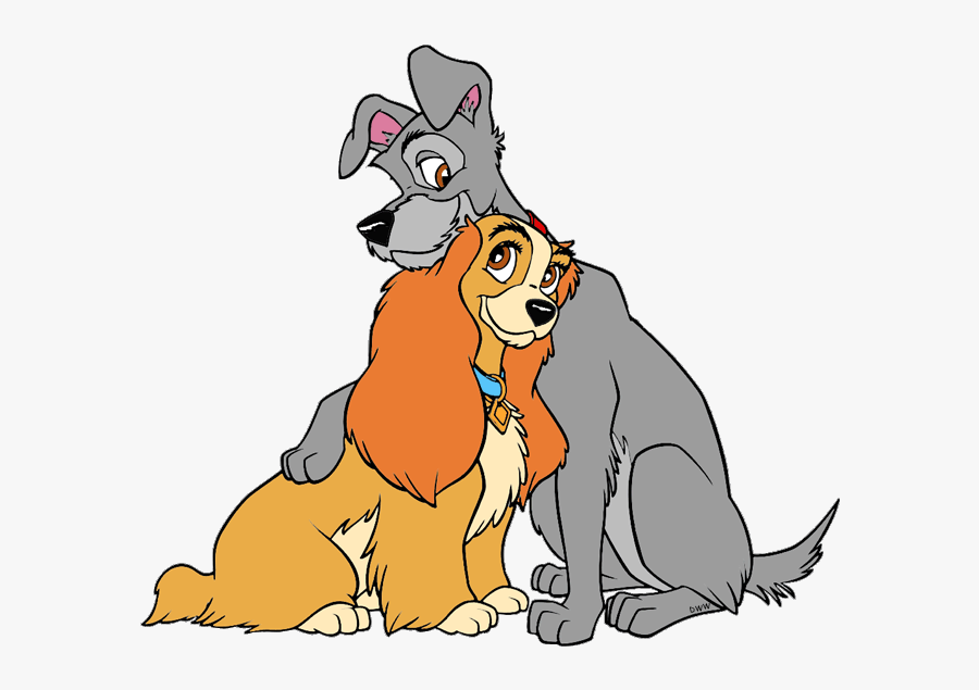 Lady And The Tramp Hug Clipart The Tramp Scamp Trusty, Transparent Clipart