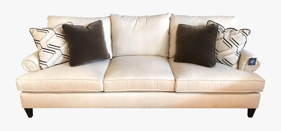 Clip Art Bernhardt Rolled Arm Linen, Transparent Clipart