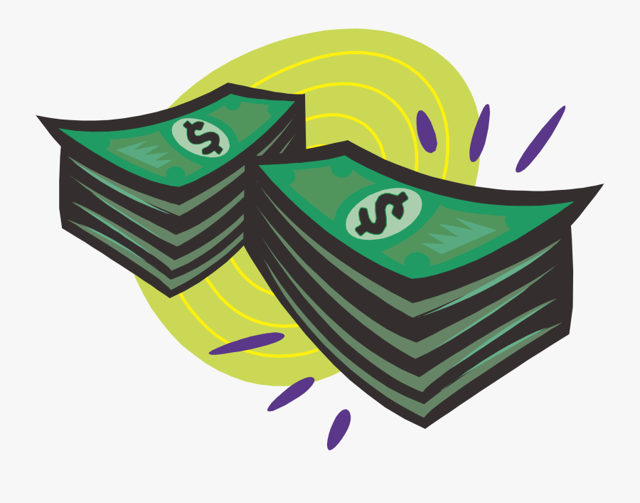 Cash Money Clip Art, Transparent Clipart