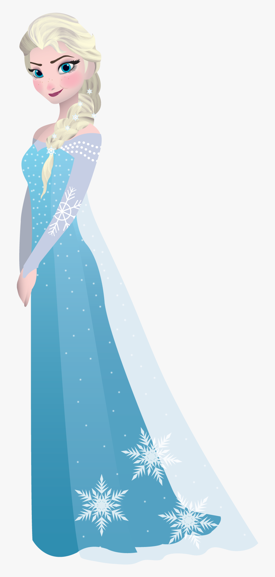 Transparent Elsa Silhouette Png, Transparent Clipart