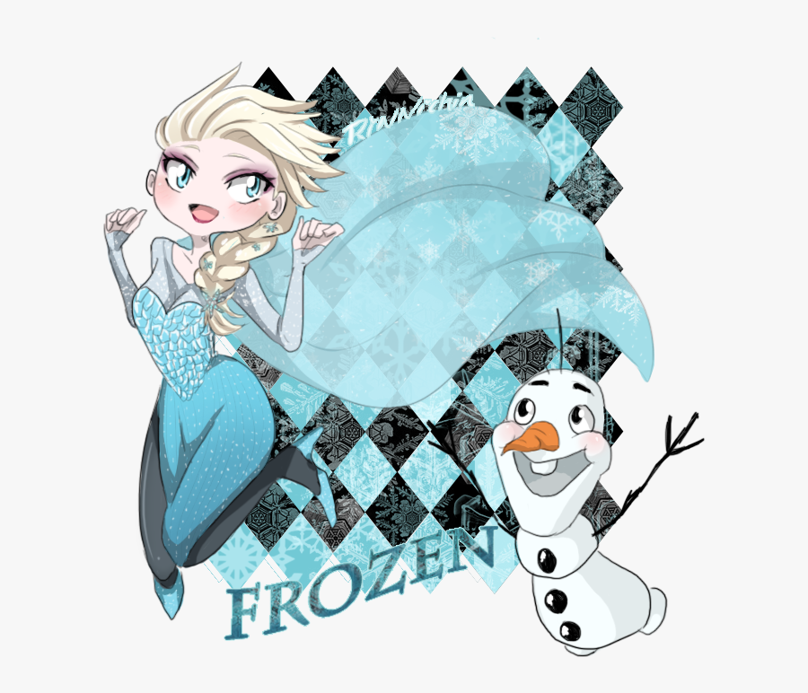 Fan Art] Frozen Elsa And Olaf By Rinnichin, Transparent Clipart
