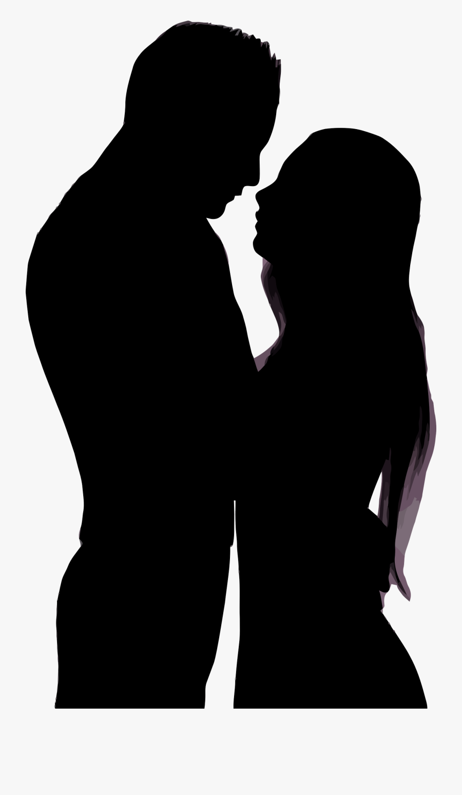 Couples Silhouette Clip Art At Getdrawings, Transparent Clipart