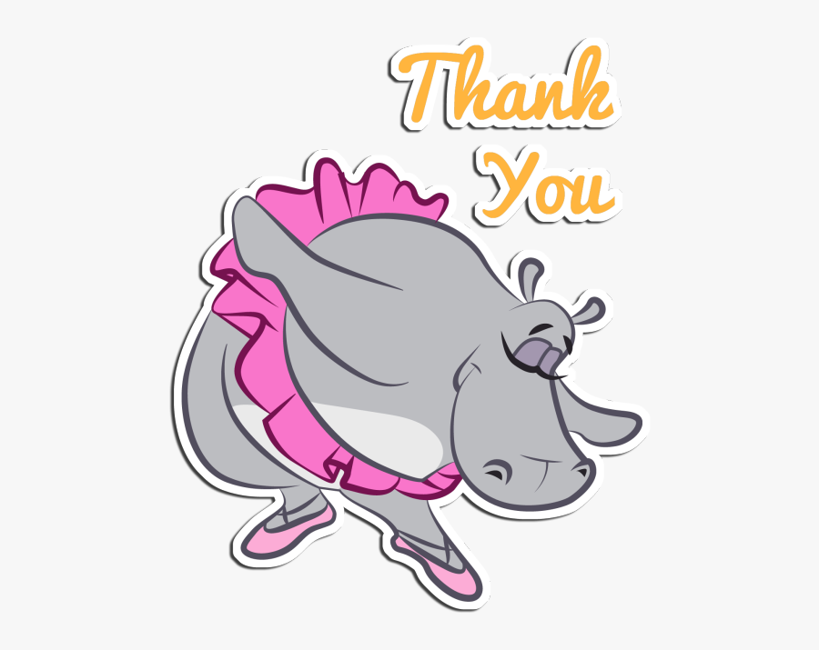 Hippo Clipart Ballerina, Transparent Clipart