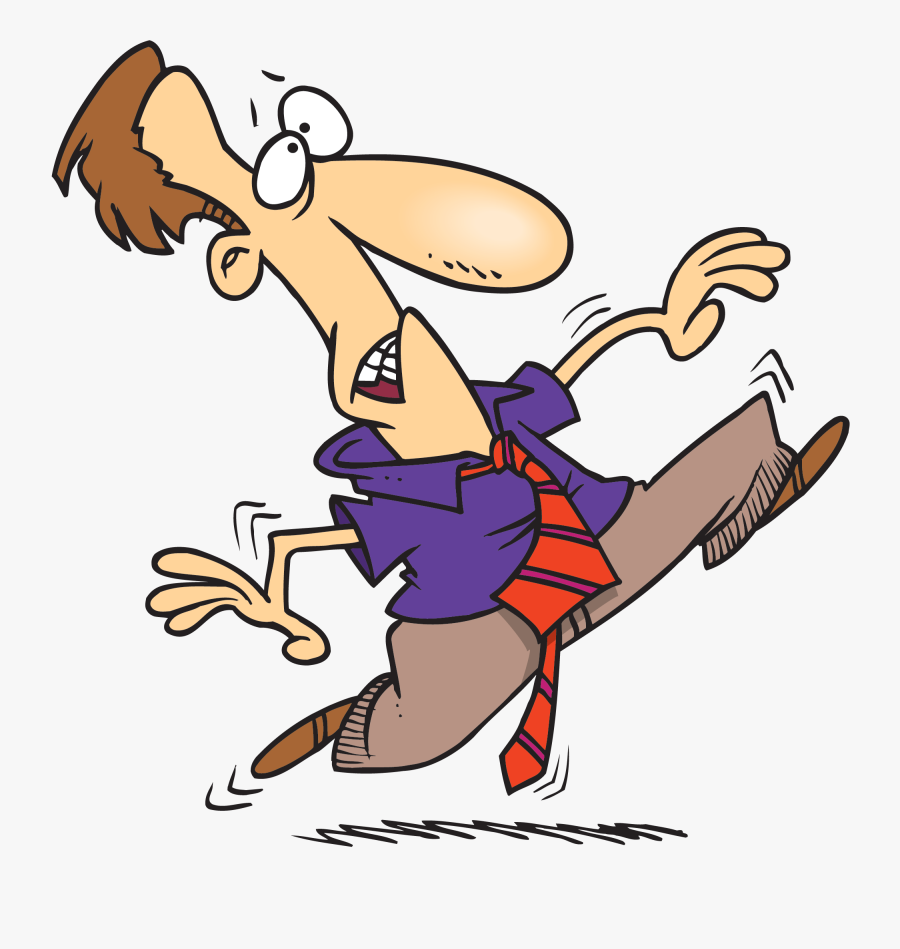 Clip Art Cartoon Person Running, Transparent Clipart