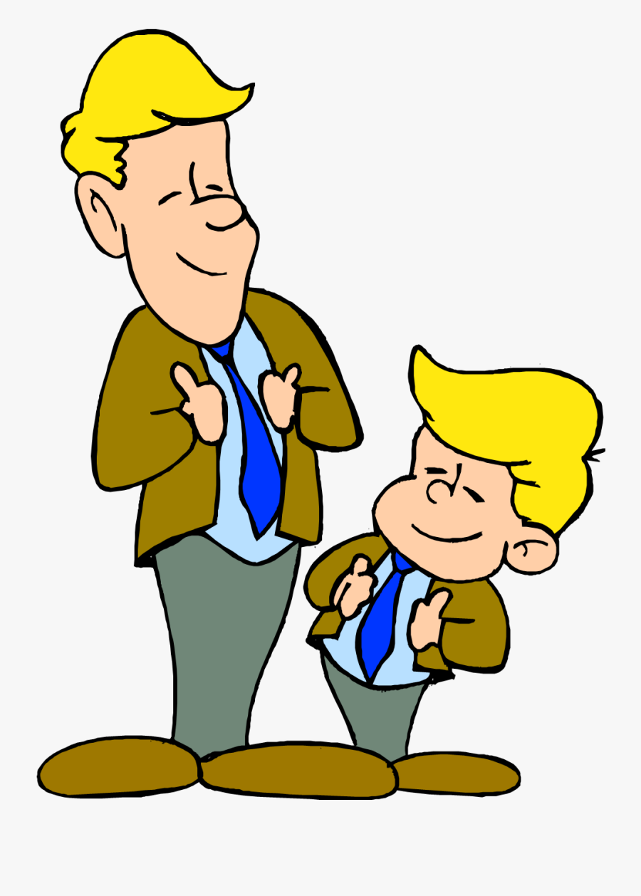 Father And Son Talking Png Transparent Father And Son - Like Father Like Son Clipart, Transparent Clipart
