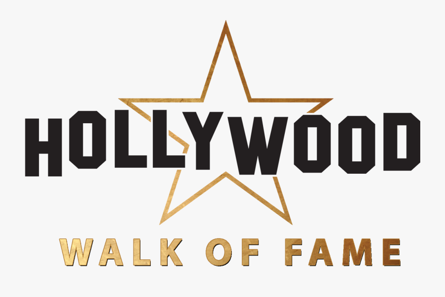 Svg Royalty Free Spotlight Clipart Hollywood Walk - Hollywood Walk Of Fame Logo, Transparent Clipart