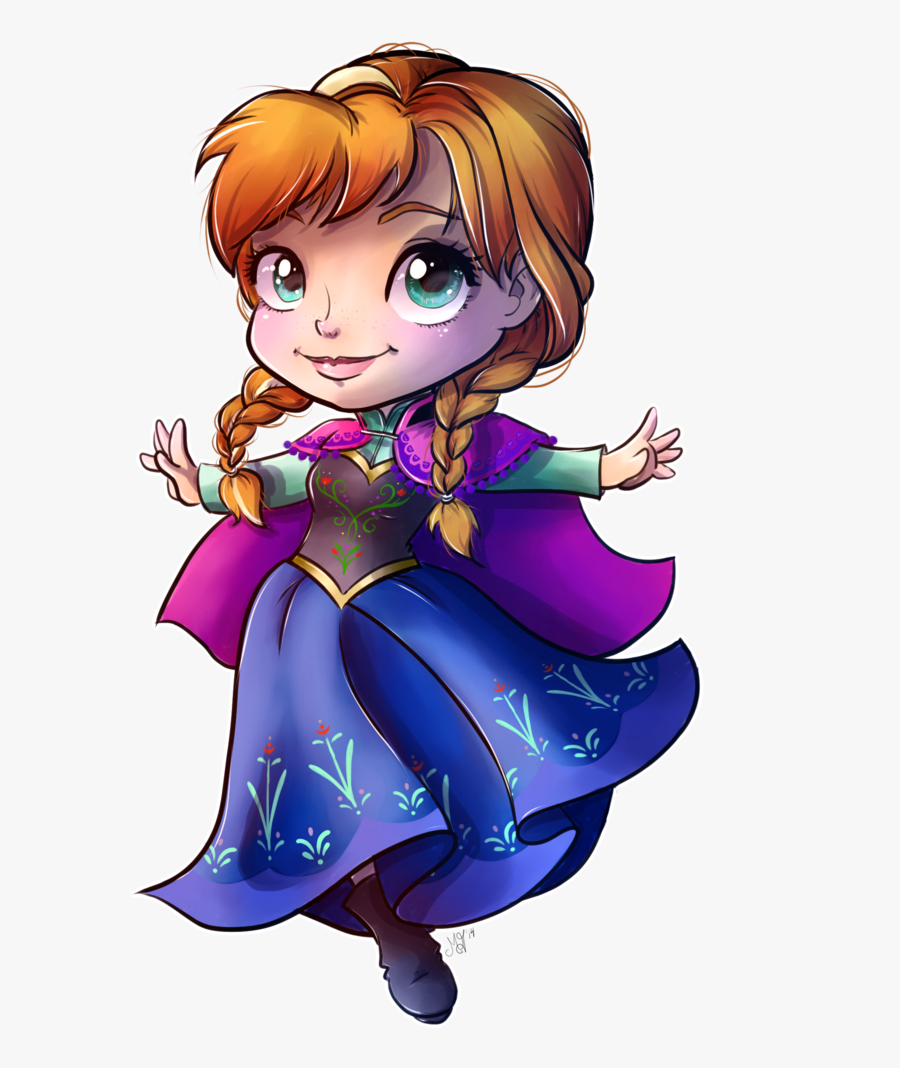 Frozen Clipart Hipster Anna - Anna Bebe Frozen Png, Transparent Clipart