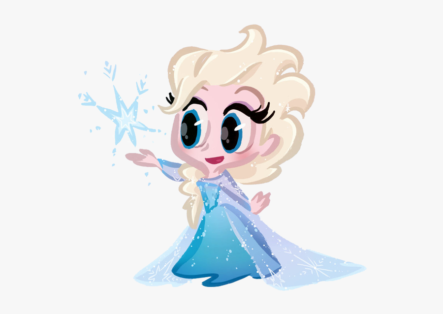 Transparent Dame Clipart - Elsa Bebe Frozen Caricatura, Transparent Clipart