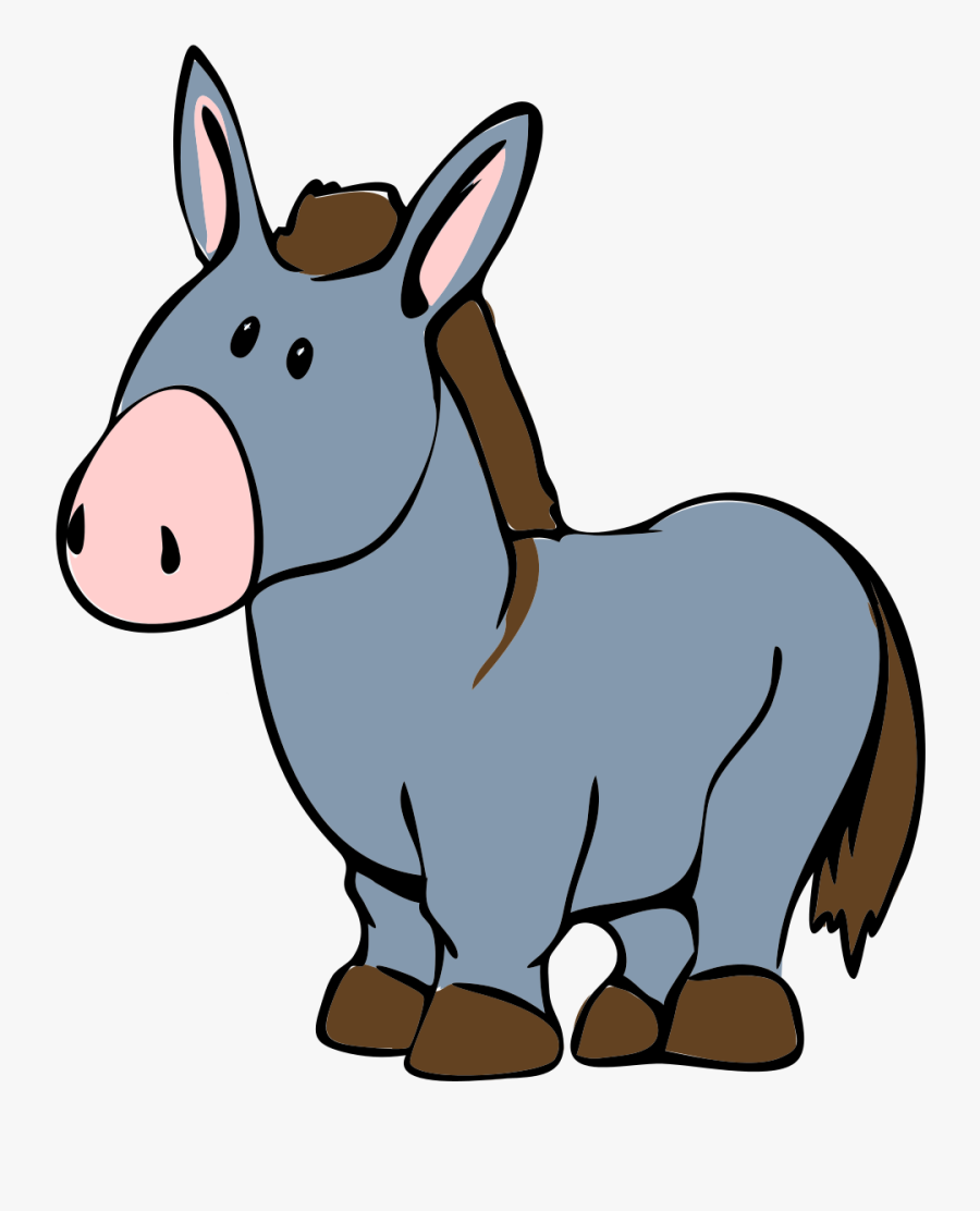 Donkey Clipart For Print - Donkey And The Dog Story, Transparent Clipart