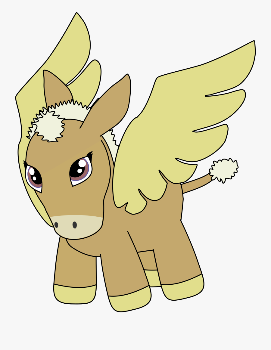 Clipart Donkey Pegasus In Flight - Poema Pegasos Lindos Pegasos, Transparent Clipart