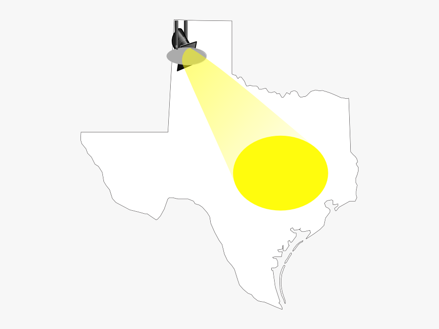 Spotlight On Texas Clip Art - Clip Art, Transparent Clipart