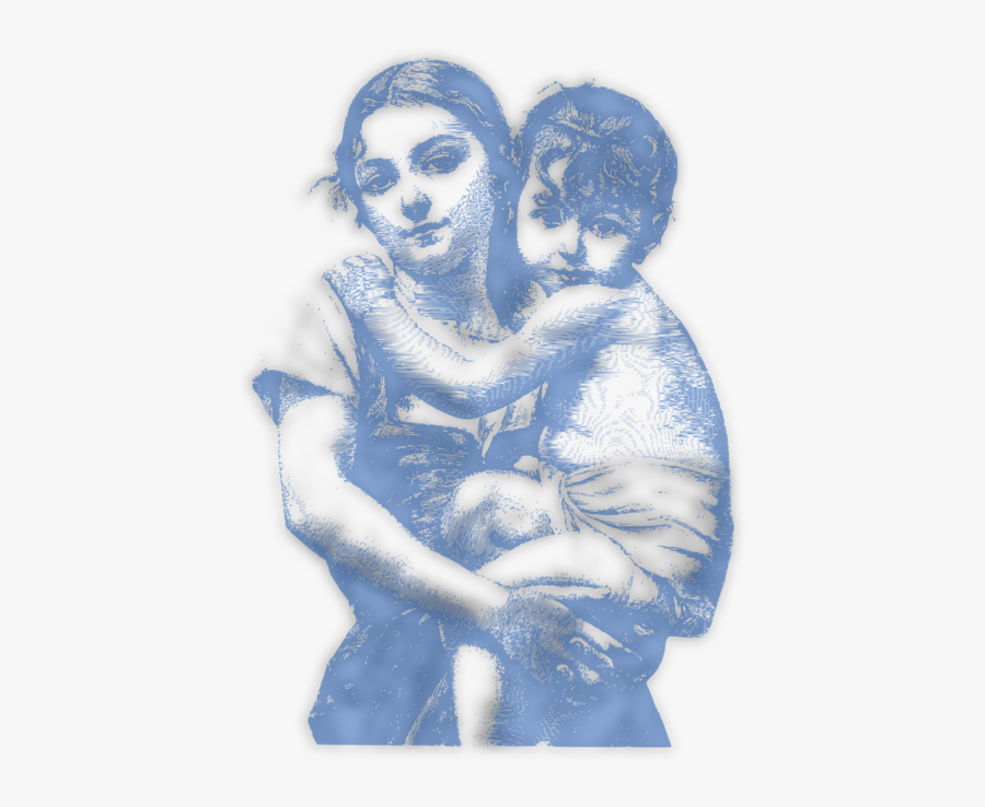 Blue,shoulder,hug - Illustration, Transparent Clipart