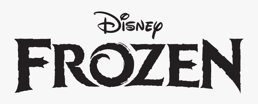 Frozen Logo Dateifrozen Logo Blacksvg Wikipedia Template - Frozen, Transparent Clipart