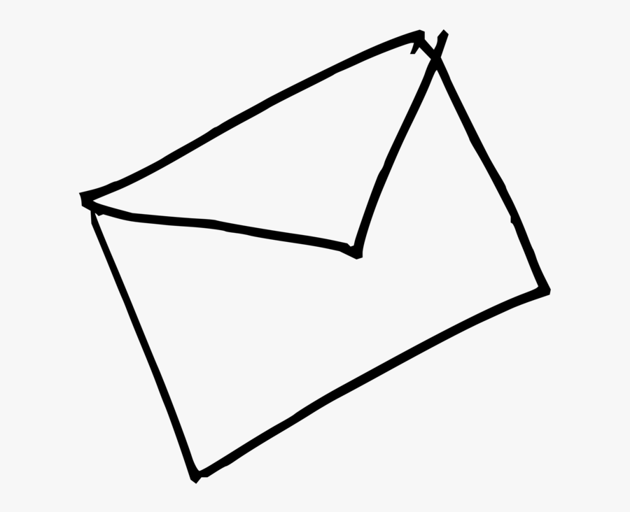 Line Art,angle,area - Letter Clipart Black And White, Transparent Clipart