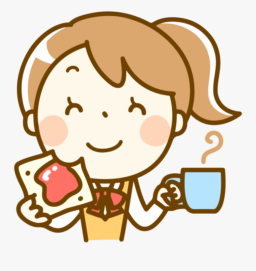 Transparent Washing Dishes Clipart - Clip Art Eating Breakfast , Free