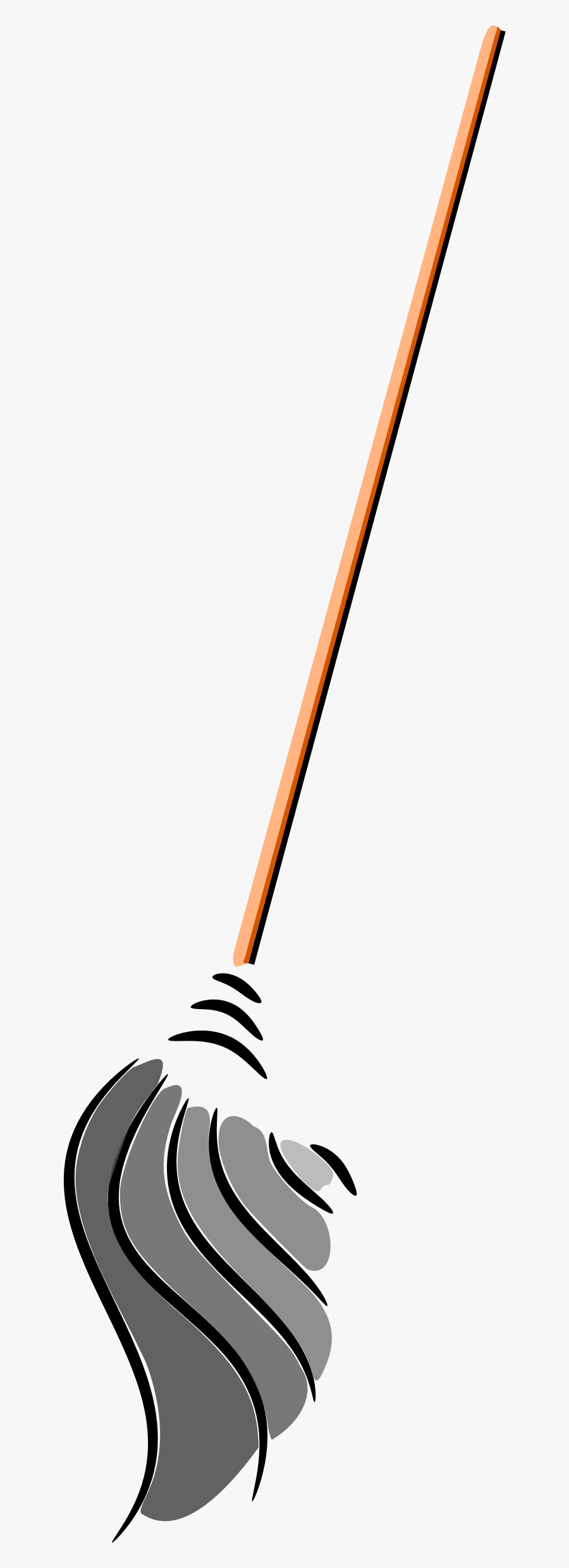 Mop Clipart Clip Art - Broom And Bucket Background, Transparent Clipart