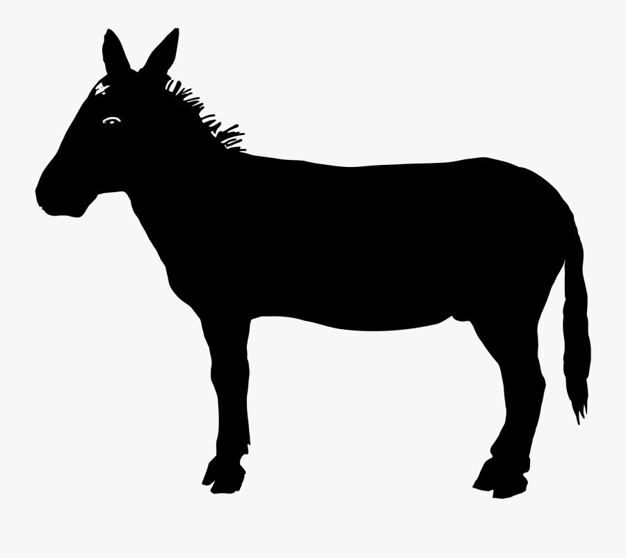 Donkey Silhouette Cliparts - Reasons To Vote For Democrats Michael J Knowles, Transparent Clipart