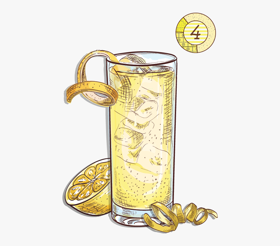 Classic Cocktails Espirito Xvi - Lemonade Cocktail Clip Art, Transparent Clipart