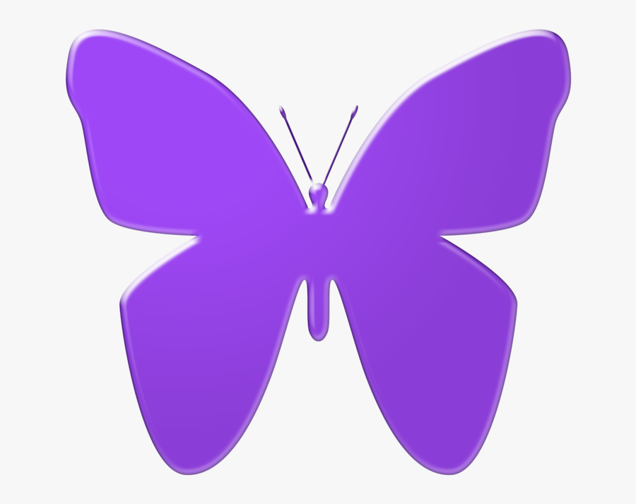 Butterfly Clipart Lilac - Butterfly Clipart In Png, Transparent Clipart