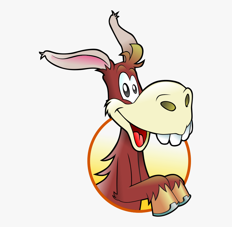 Donkey,rabits And Hares,hare - Happy Donkey Png, Transparent Clipart