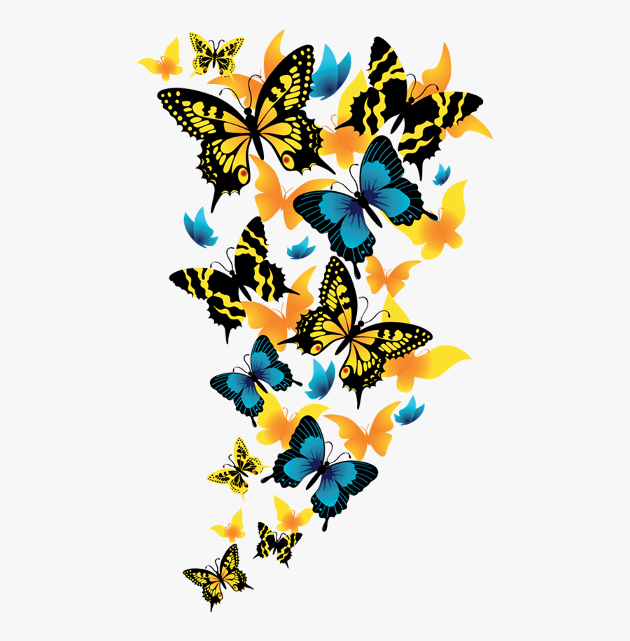 Butterflies Clipart Picture - Transparent Background Butterfly Clipart, Transparent Clipart
