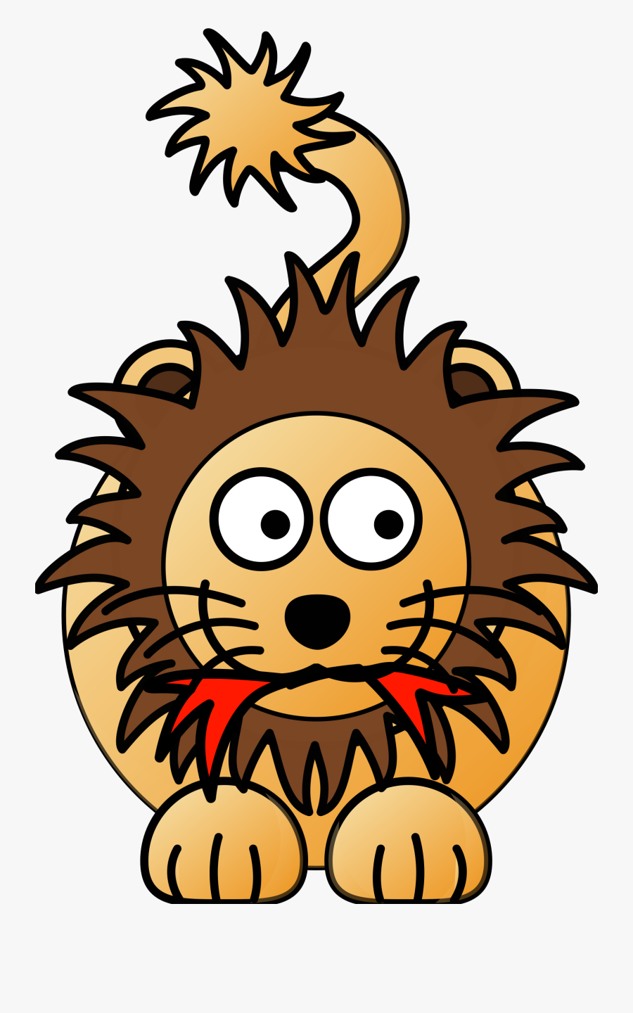 Big Image Png - Clipart Cartoon Lion, Transparent Clipart