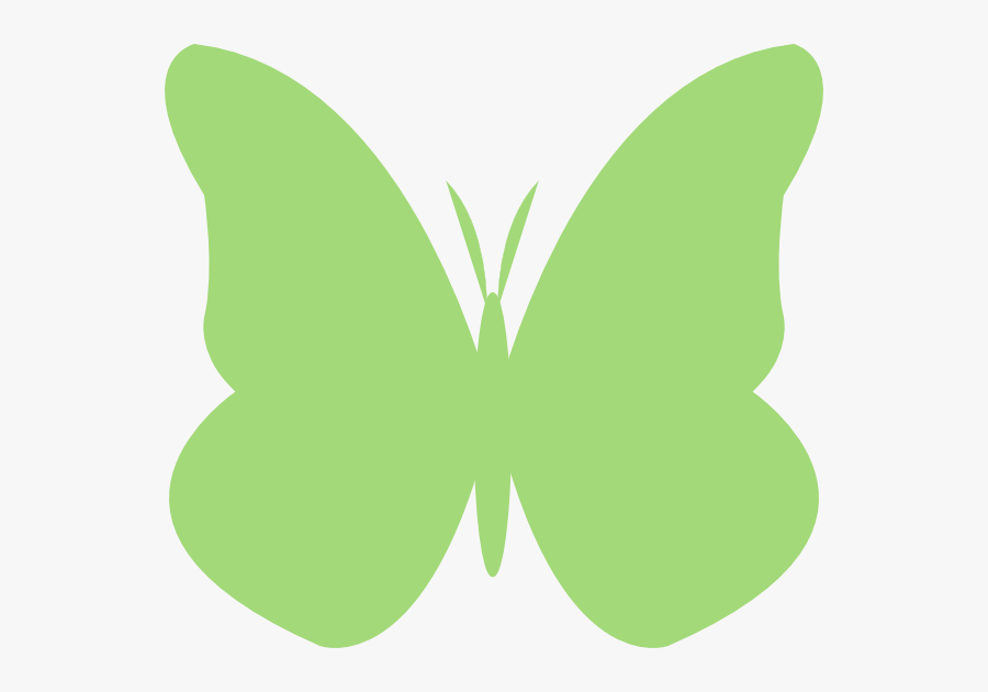 Butterflies Clipart Green - Green Butterfly Clip Art, Transparent Clipart