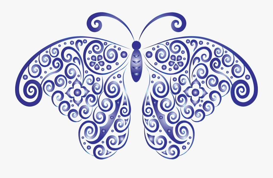 Art,symmetry,moths And Butterflies - Transparent Background Red Butterfly Transparent, Transparent Clipart