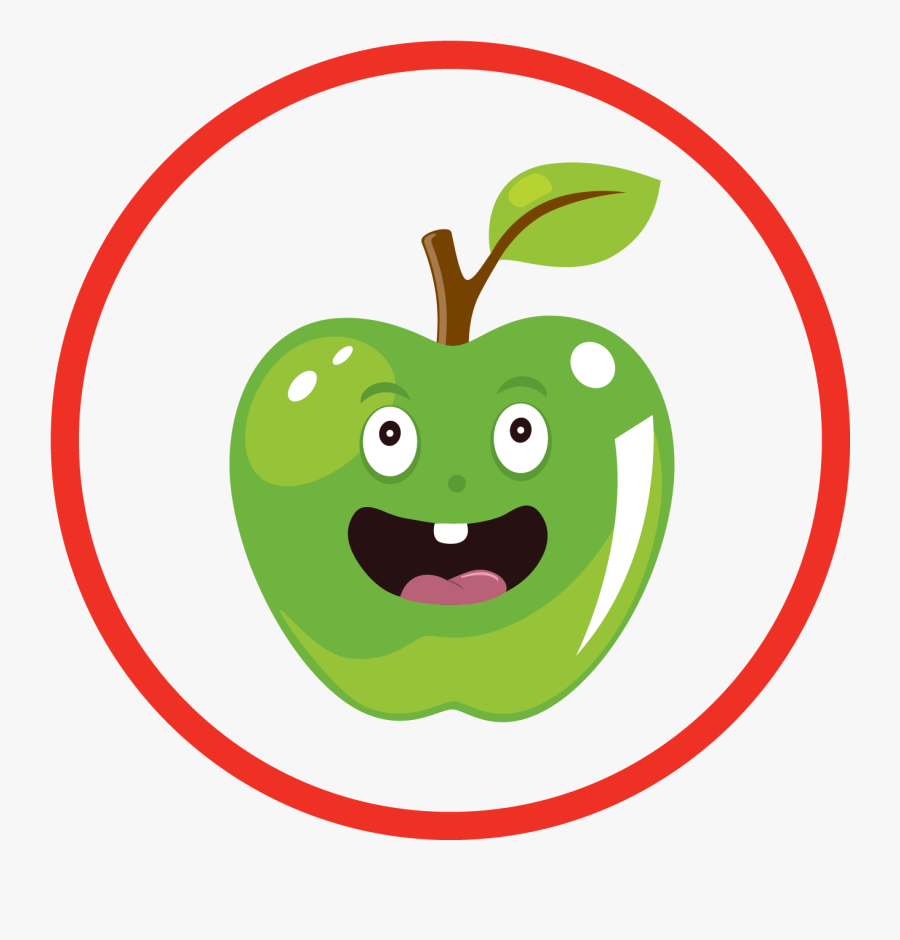 Eat A Balanced Diet Icon - Eat A Balanced And Healthy Diet Apple Icon, Transparent Clipart