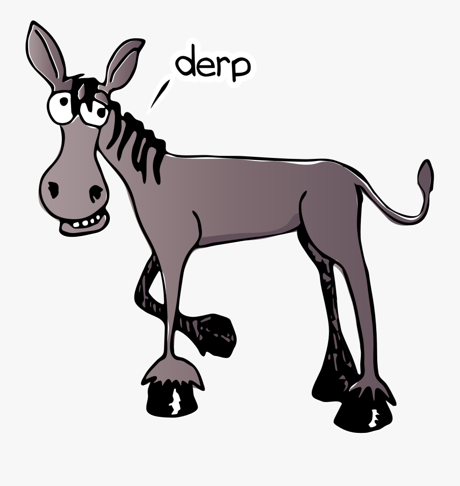 Clip Art Derpy Mule Derp Free, Transparent Clipart