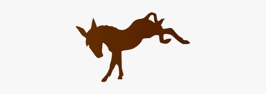 Transparent Donkey Rearing Up Png Clip Art, Transparent Clipart