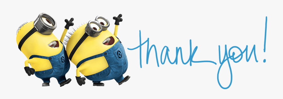 Thank You Minions Transparent Png, Transparent Clipart