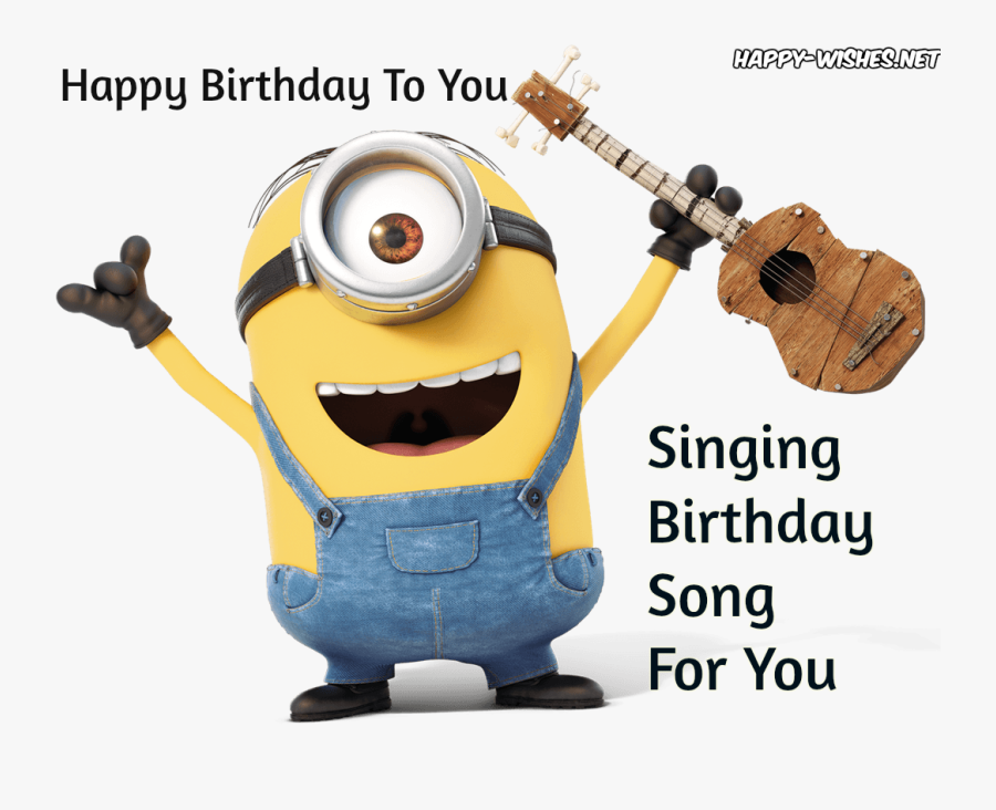Birthday Clipart Minion, Transparent Clipart
