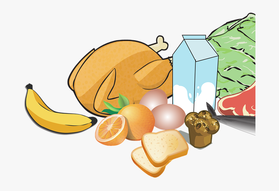 Meat And Vegetables Clip Art, Transparent Clipart