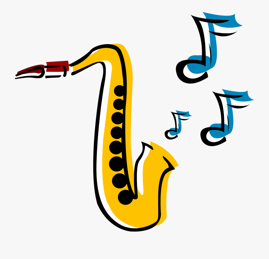 Alto Saxophone Clip Art, Transparent Clipart