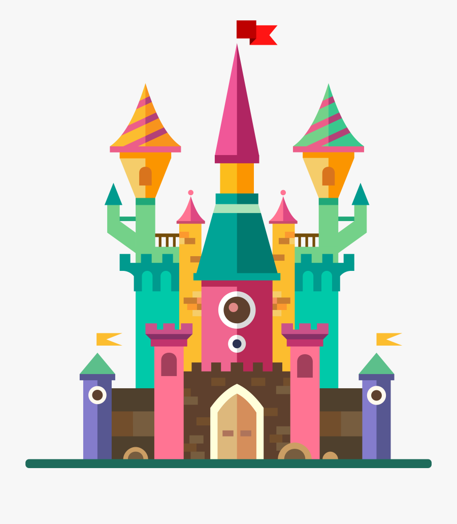 Cute Castle Png Clipart Image, Transparent Clipart