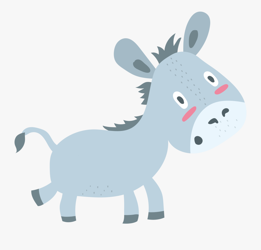 Donkey Clipart Little Donkey, Transparent Clipart